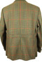 Vtg Half Norfolk Alexandra James 48L Green Check Bi-Swing Shooting Sports Jacket