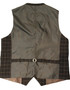 House of Cavani 46R  Blue Box Check Mens Modern Tweed Waistcoat