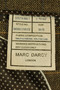 Marc Darcy Messy Check Brown 36R 3/4 Tweed Overcoat