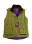 GAME TWEED SIZE 10 GREEN MIX LADIES SHOOTING VEST WAISTCOAT