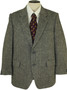 SAVILE ROW GIEVES & HAWKES SAVILE ROW 42" SHORT GREY HERRINGBONE TWEED JACKET