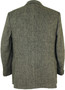 SAVILE ROW GIEVES & HAWKES SAVILE ROW 42" SHORT GREY HERRINGBONE TWEED JACKET