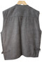 JINTEO VINTAGE GREY LARGE DEMIN UTILITY VEST SHOOTING FISHING MULTI POCKET