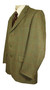 Vintage John G Hardy Green 44" Long  British Mens Gents Tweed  Check Jacket