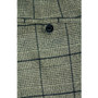 CAVANI MENS W40/L32 LIGHT GREY BOX CHECK TWEED TROUSERS BNWT