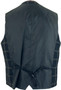 Cavani Mens 40R Blue Beige Check Jacket & Waistcoat Two Piece Suit Set BNWT