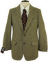 VINTAGE ST MICHAEL MENS 37-38" GREEN/BROWN MIX TWEED JACKET