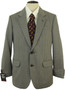 VINTAGE DAKS TWEED MENS 38" SHORT GREY MIX SUIT JACKET