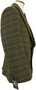 VINTAGE GUARDS S.SCHNEIDERS MENS 42" SHORT BROWN/GREEN TAILORED TWEED JACKET