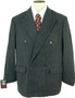 VINTAGE ROYAL KILMAINE MENS 42" GREEN MIX DOUBLE BREASTED TWEED JACKET