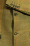 Douglas Gold Green Check 44" Long Teviotex Scottish Tweed Jacket