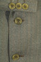 VINTAGE BRITISH DUNN & CO IRISH MENS 44" GREY/BROWN MIX STRIPED SUIT JACKET