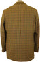VINTAGE TWEED  BRITISH HOUSE OF FRASER MENS 40" LONG BROWN MIX TWEED JACKET