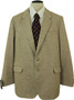 Vintage St Michaels Mens 44R Beige Mix Tweed Wool Smart Casual Jacket