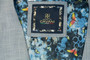 House of Cavani 44R  Double Breasted Light Blue Modern Mens Waistcoat