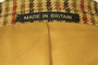 Vtg John G Hardy Check 42" Short Check Country British Tweed  Sporting Jacket