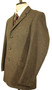 Vintage Alkit 38" Brown Check Tailored British Tweed Jacket