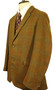 Havre Studio 42" Short Brown/Green Mix Tweed Tailored Half Lined Blazer