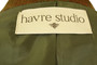 Havre Studio 42" Short Brown/Green Mix Tweed Tailored Half Lined Blazer