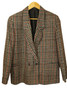 Vintage Ladies St Michael Size 16 Double Breasted Tweed Blazer