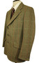 British Vtg Bladen Supasax 40R Tailored Green Mix Tweed Jacket