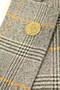 Marc Darcy Jenson Grey Plaid 48"  Modern Tweed Jacket