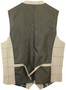House of Cavani 44" Grey Box Check Double Breasted Waistcoat