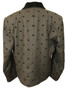 Vintgae Jaeger Ladies Size 16 Poker Dot Grey Black Spotted Velvet Collar Jacket