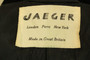Vintgae Jaeger Ladies Size 16 Poker Dot Grey Black Spotted Velvet Collar Jacket