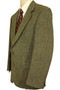 Vintage Magee Donegal Green Mix 42R Mens Handwoven Tweed Irish Jacket