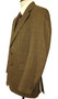 Vintage Aquascutum Mens 38R Brown Plaid Check Tweed Jacket