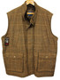 Cotton Traders Mens Tweed Waistcoat Vest Brown Expresso Size 3XL Smart