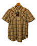 Diesel Mens Small Brown Mix Short Sleeve Preloved Shirt
