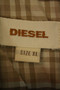 Diesel Mens Small Brown Mix Short Sleeve Preloved Shirt