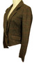 Ladies Check Jane Norman Size 12 Brown Mix Tweed Casual Smart Jacket