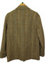 Vintage Equorian Ladies Size 12 Brown Check Plaid Double Breasted Tweed Jacket