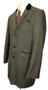 Marc Darcy 40R Charcoal Tweed Velvet Collar Races Smart Modern Overcoat