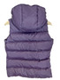 Joules Hooded Purple Size 12 Padded Insulated Vest Bodywarmer Gilet