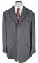 Boden Grey Herringbone 44" Modern Grey Tweed Smart Casual Tweed Jacket
