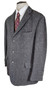 Boden Grey Herringbone 44" Modern Grey Tweed Smart Casual Tweed Jacket