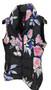 Joules Floral Print Size 12 Blue Mix Padded Insulated Vest Bodywarmer Gilet