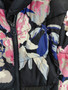 Joules Floral Print Size 12 Blue Mix Padded Insulated Vest Bodywarmer Gilet