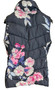 Joules Floral Print Size 12 Blue Mix Padded Insulated Vest Bodywarmer Gilet