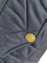 Barbour Powell Blue Medium Mens Casual Smart Quilted Jacket