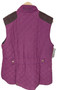 Jack Murphy Purple Size 16 Ladies Shoulder Patch Casual Country Gilet