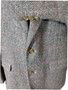 British Vintage Centuar 42" Brown/Green Mix Check Herringbone Tweed Jacket