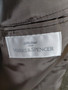 Brown Herringbone M&S 42" Long Mens Tweed Jacket