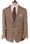 Marc Darcy Brown 42R Mason Modern Mens Smart Formal Tweed Jacket