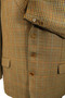 British Vintage Cashmere Jaeger UK 42" Short Brown Check Tweed Gents Jacket