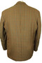 British Vintage Cashmere Jaeger UK 42" Short Brown Check Tweed Gents Jacket